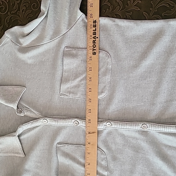 Cutter & Buck heather grey cardigan - Picture 8 of 13